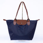 Sorority Embroidered Leather Tote Bag
