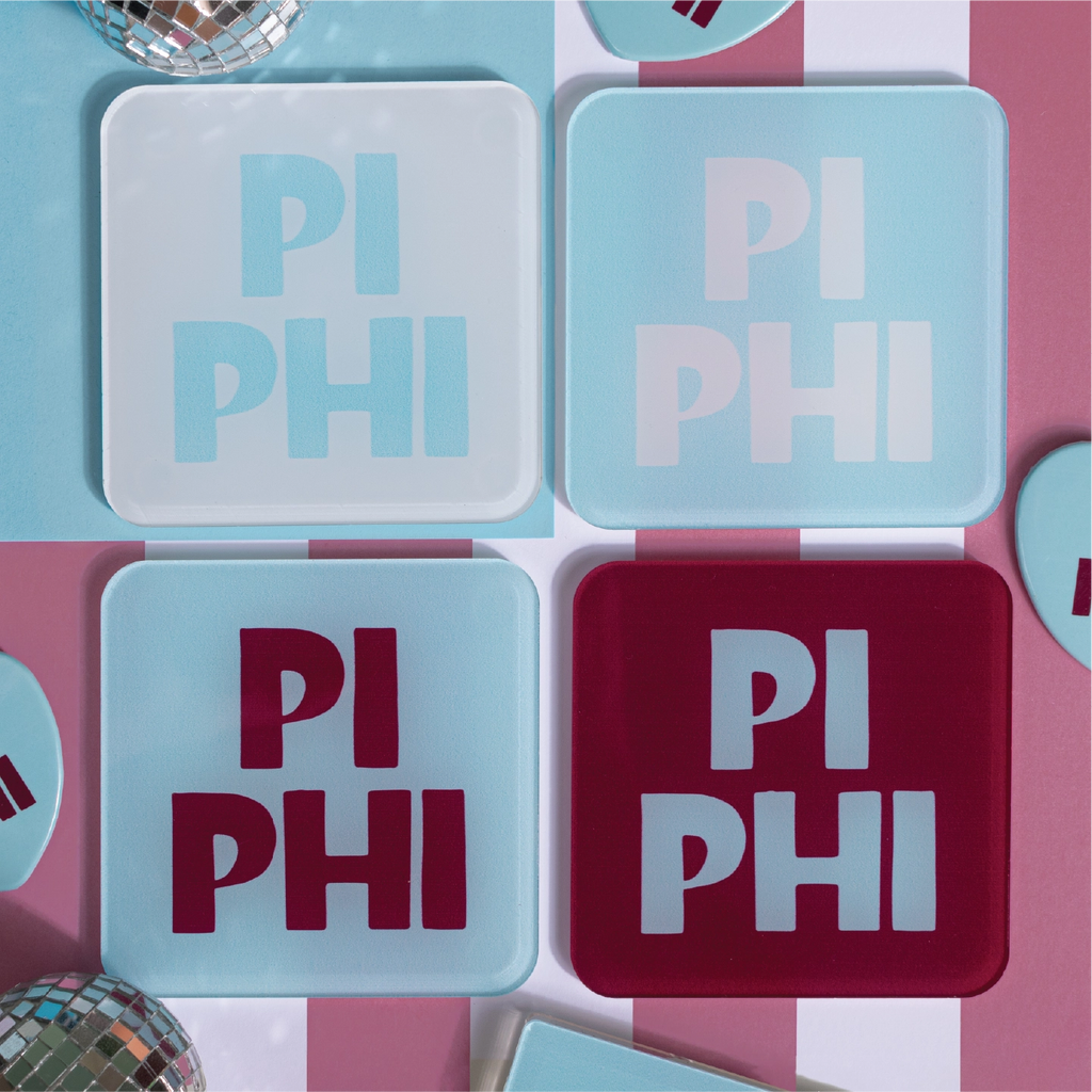 Sorority Acrylic Coaster Set