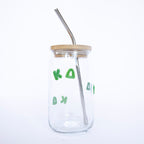 Sorority Letter Juice Glasses