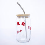 Sorority Letter Juice Glasses