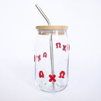 Sorority Letter Juice Glasses