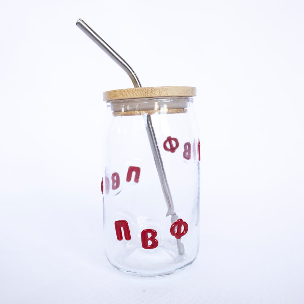 Sorority Letter Juice Glasses