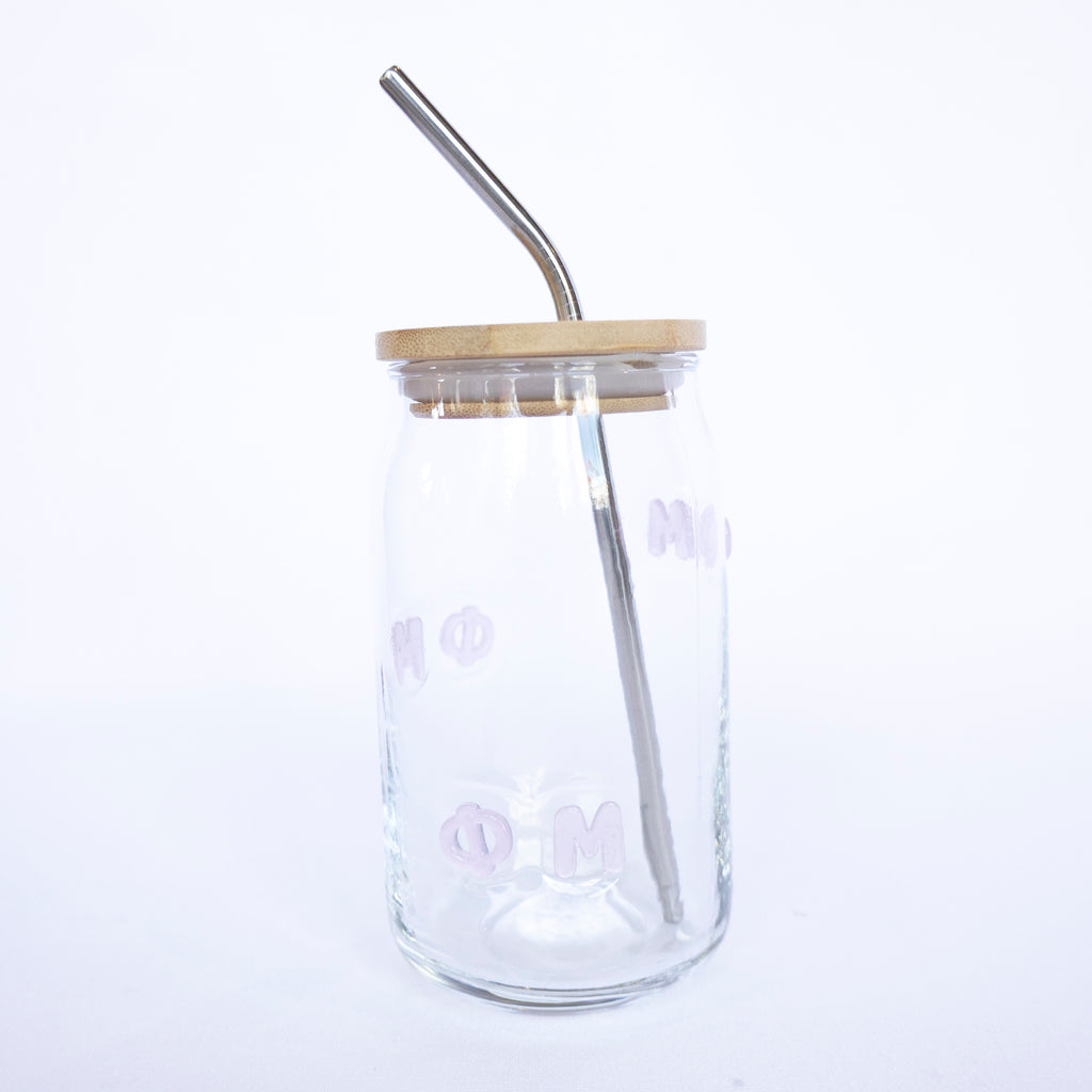 Sorority Letter Juice Glasses