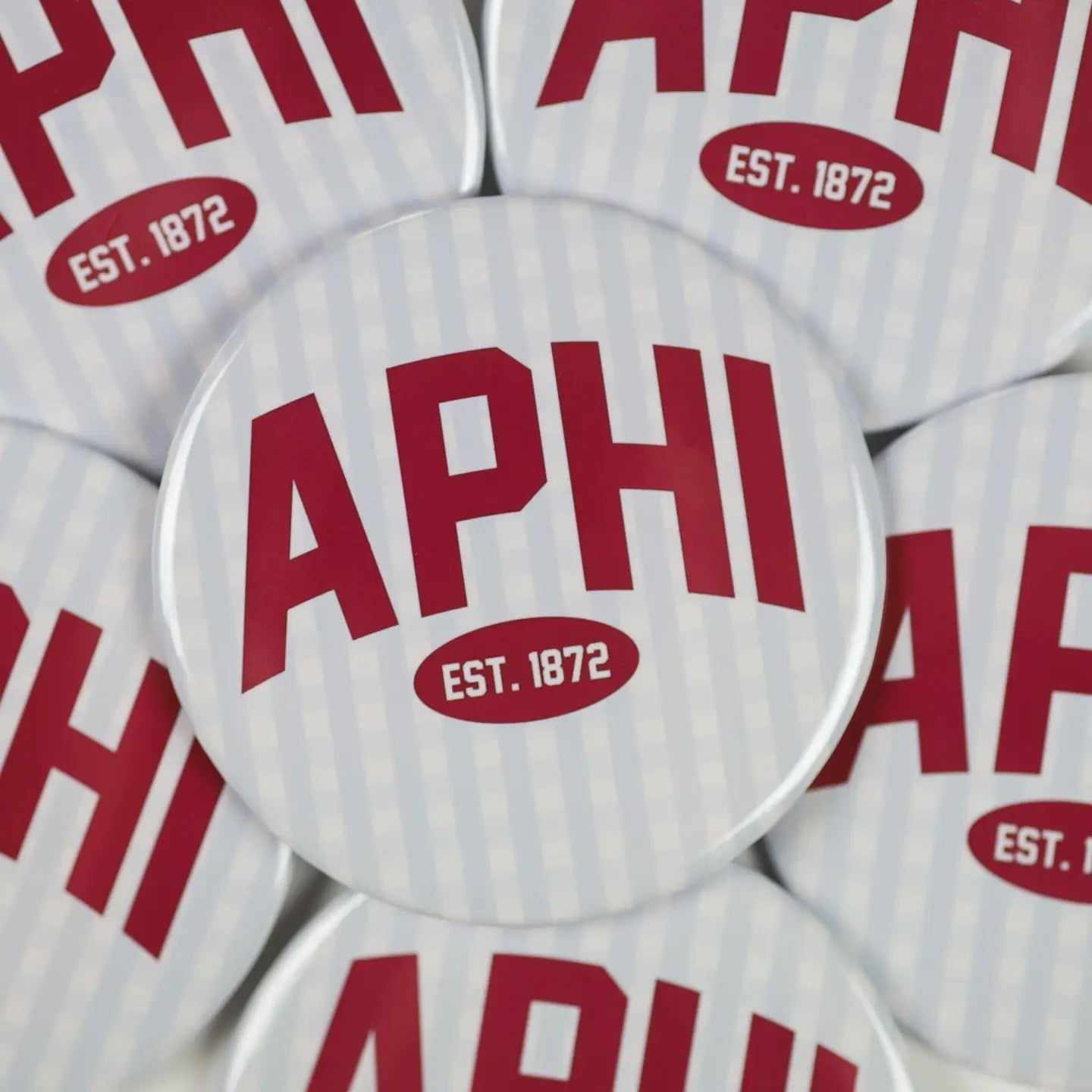 Sorority Gingham Button