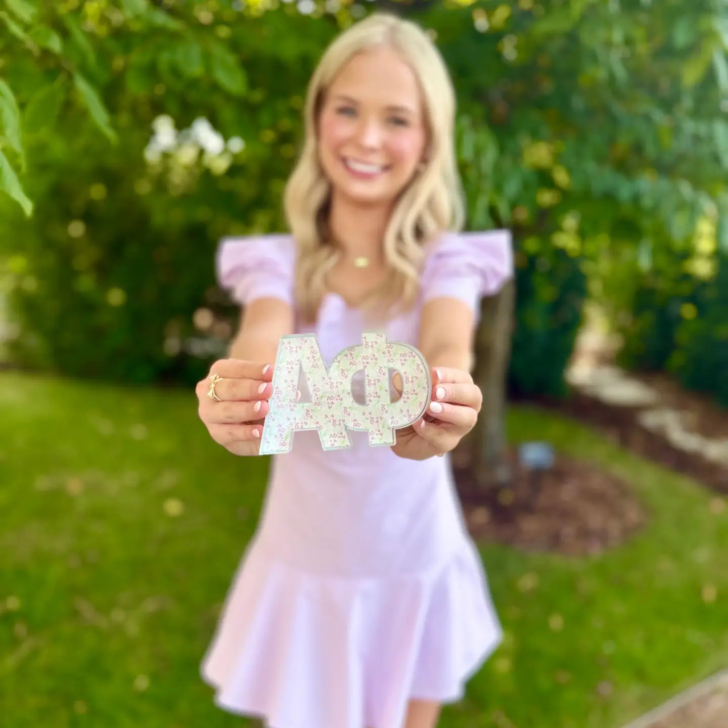 Alpha Phi Acrylic Shelfie