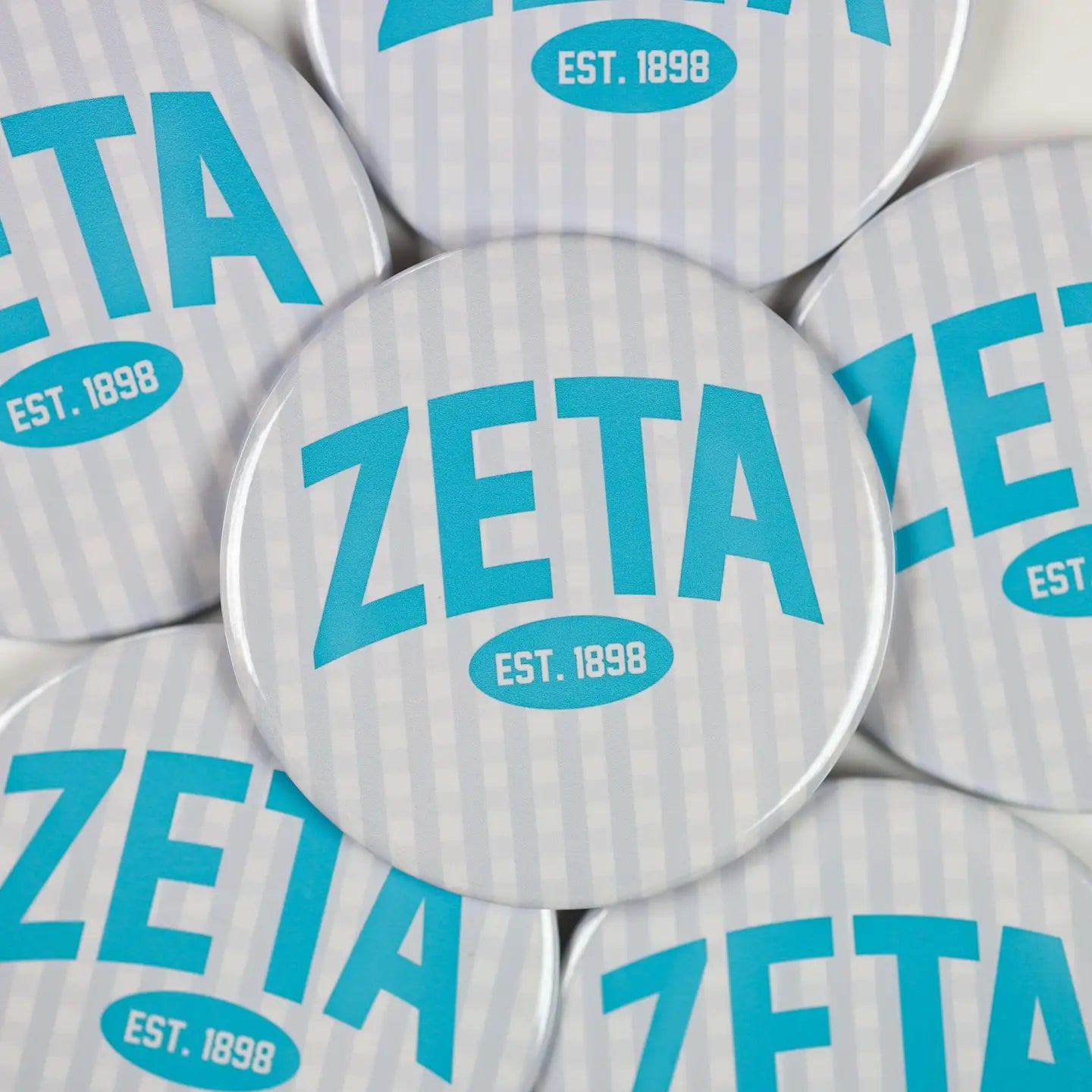 Sorority Gingham Button