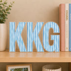 Sorority Striped Acrylic Shelfie