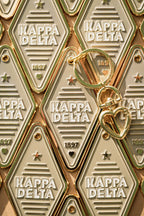 Sorority Enamel Hotel Keychain