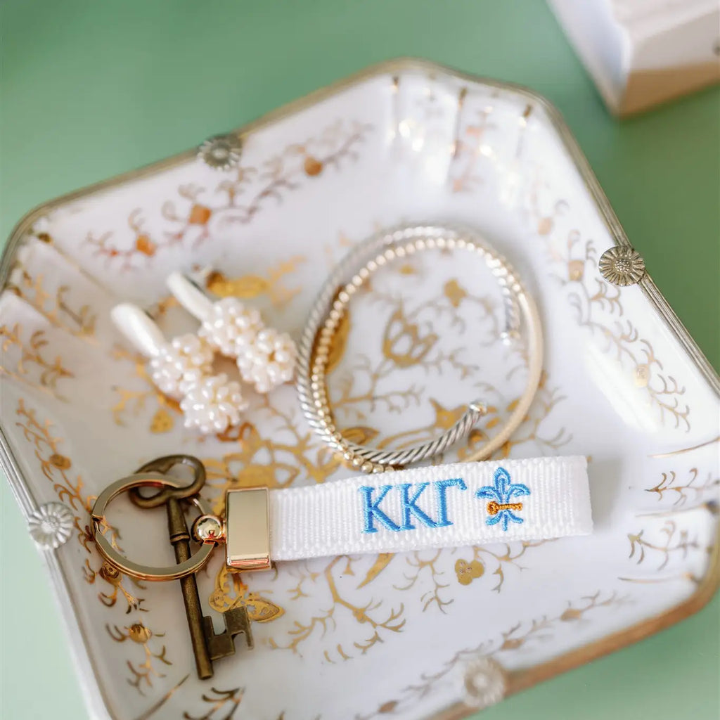 Sorority Embroidered Keychain