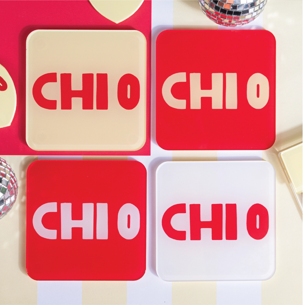 Sorority Acrylic Coaster Set