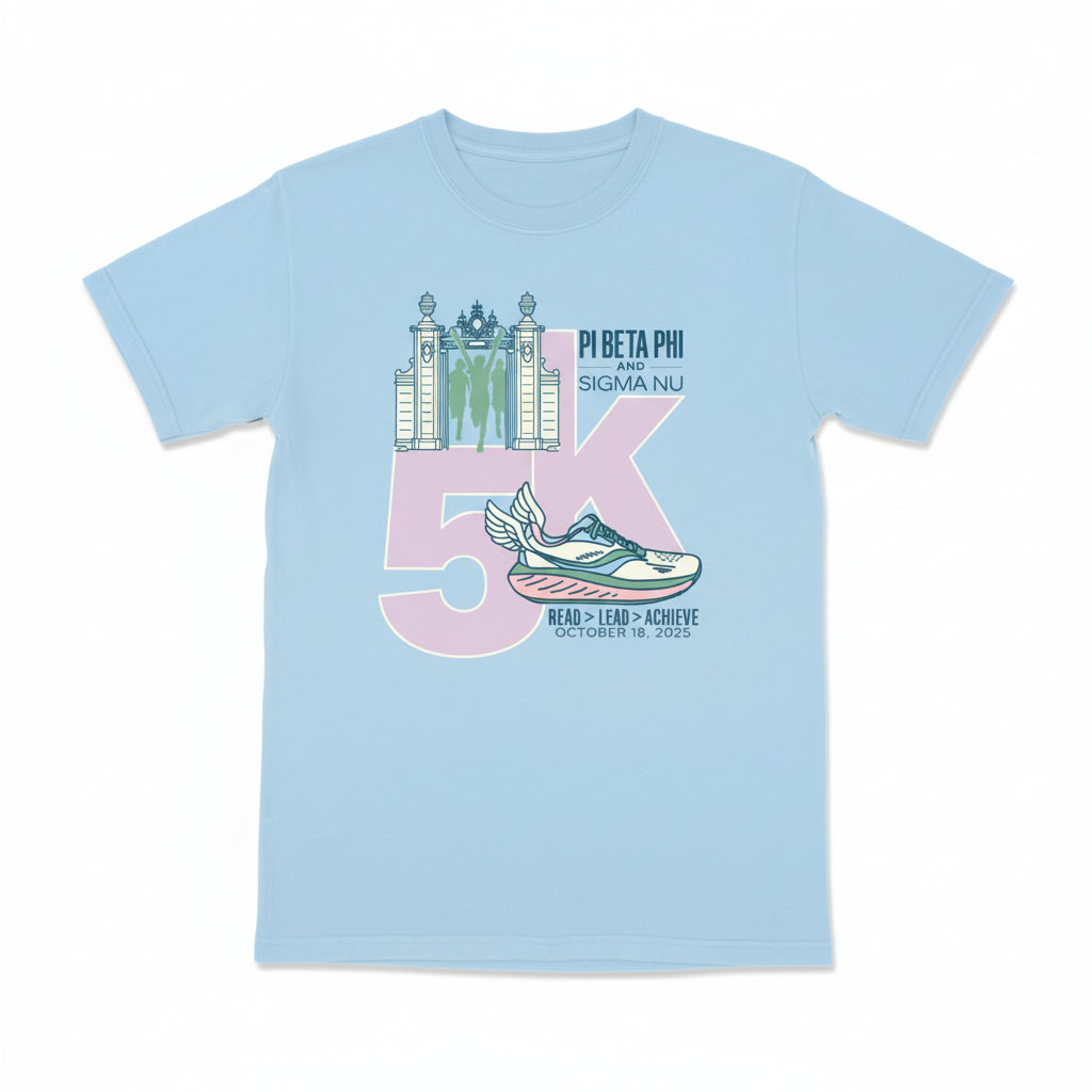 Pi Beta Phi & Sigma Nu 5k 2025 T-Shirt