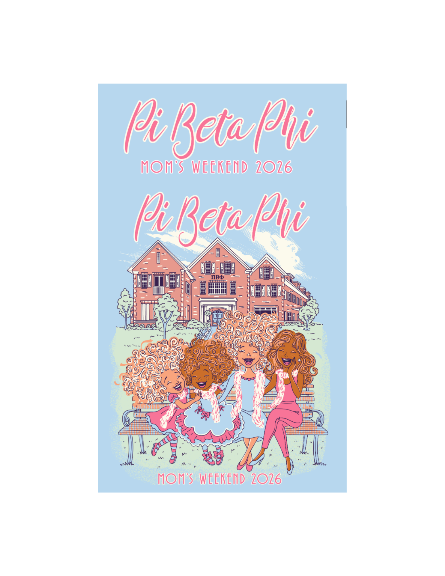 Pi Beta Phi Mom's Weekend 2026 T-Shirt