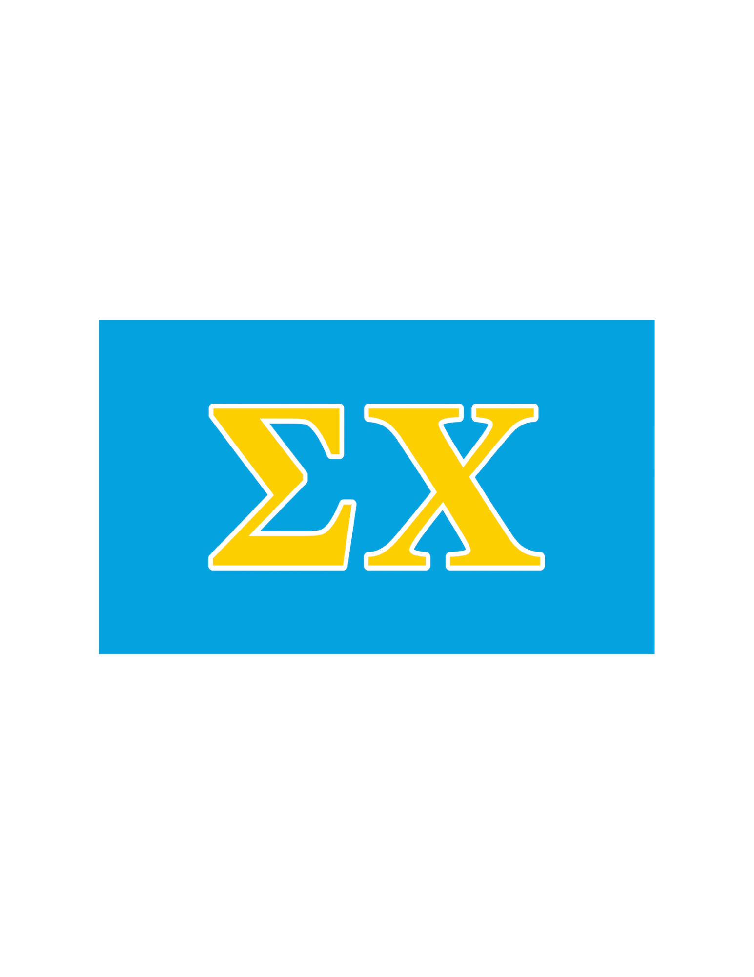 Fraternity Greek Letter Flag