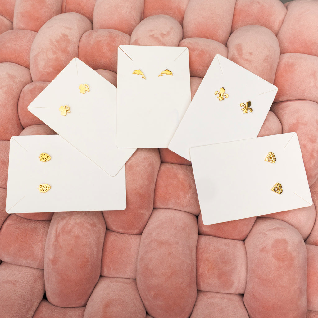 Sorority Symbol Gold Earrings