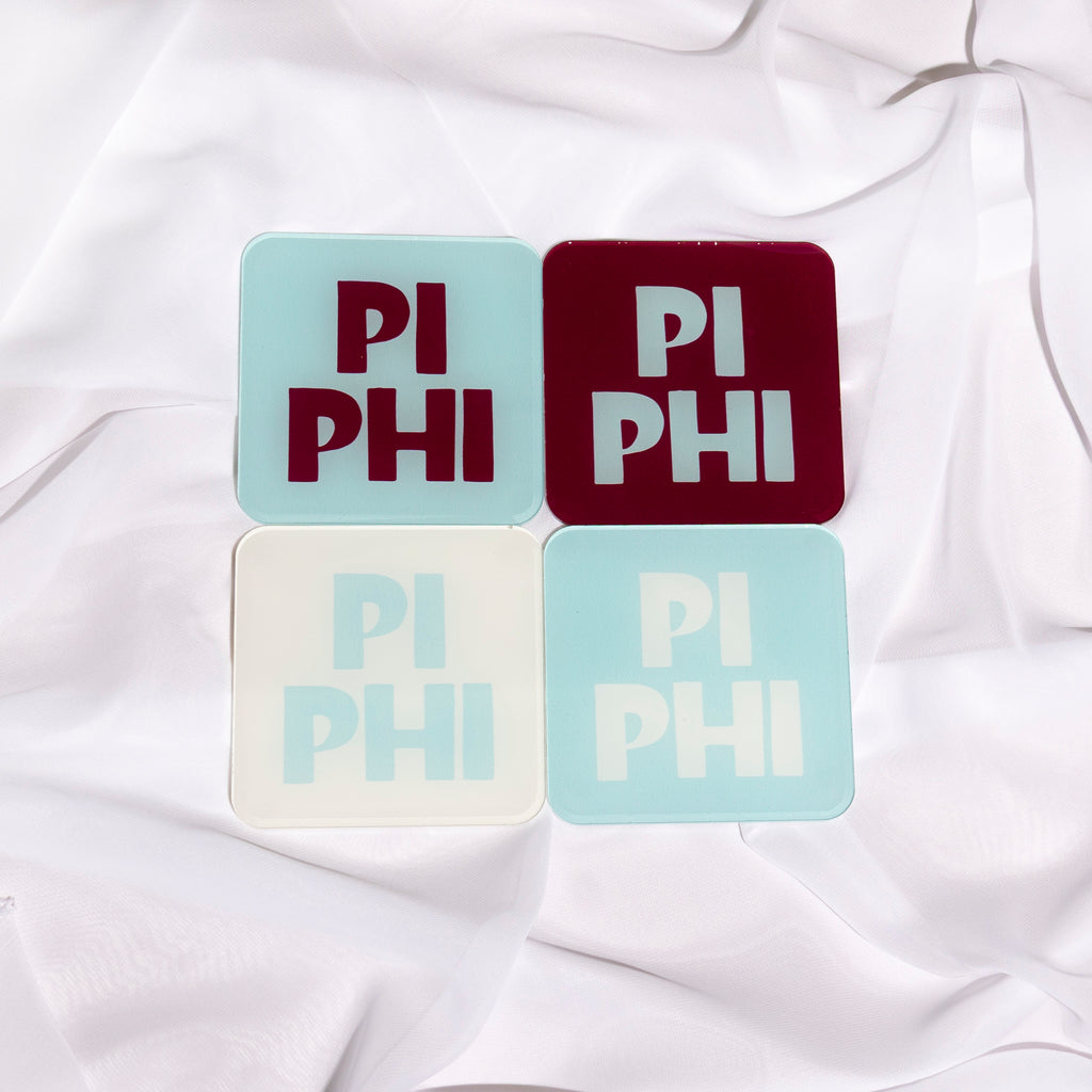 Sorority Acrylic Coaster Set