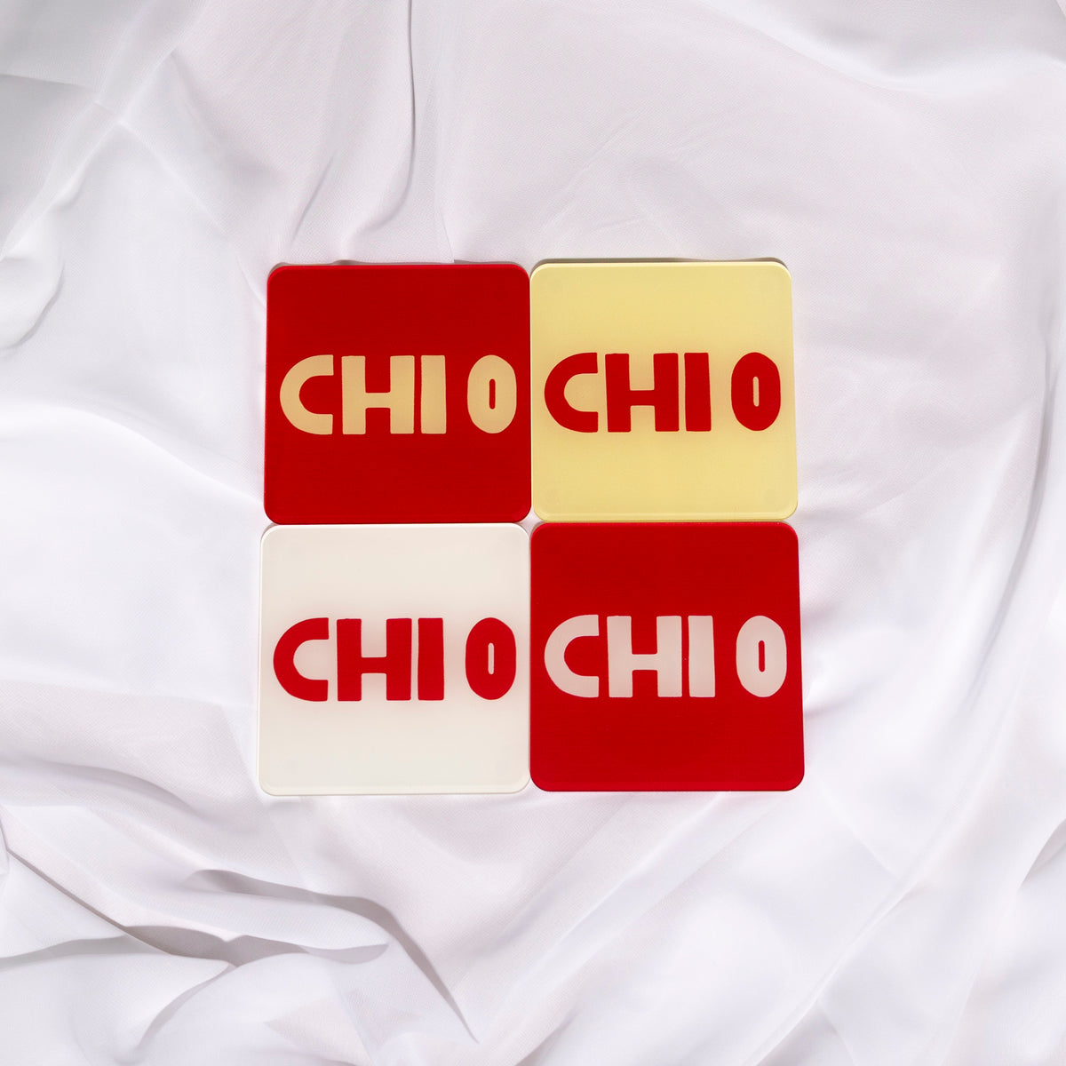 Sorority Acrylic Coaster Set