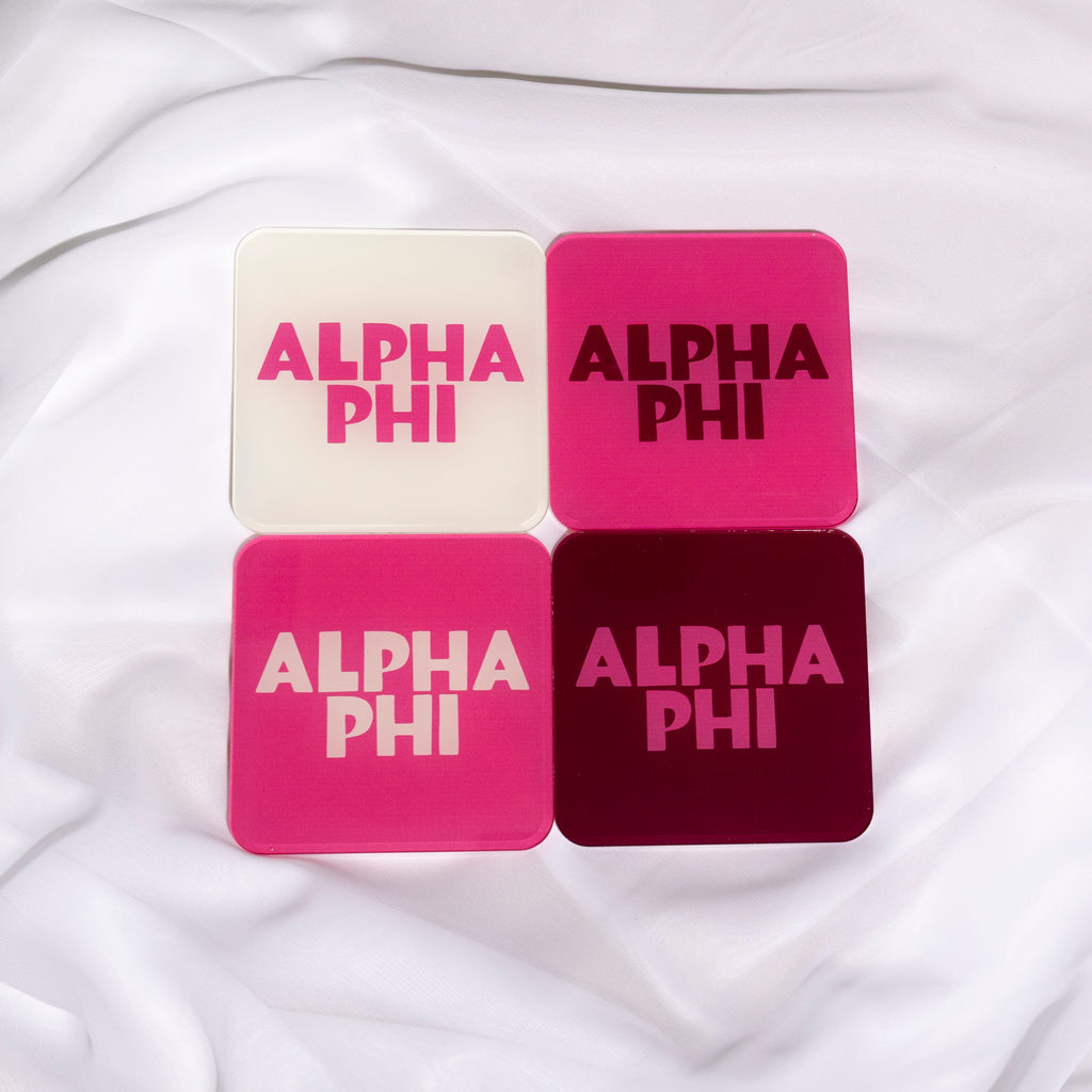 Sorority Acrylic Coaster Set