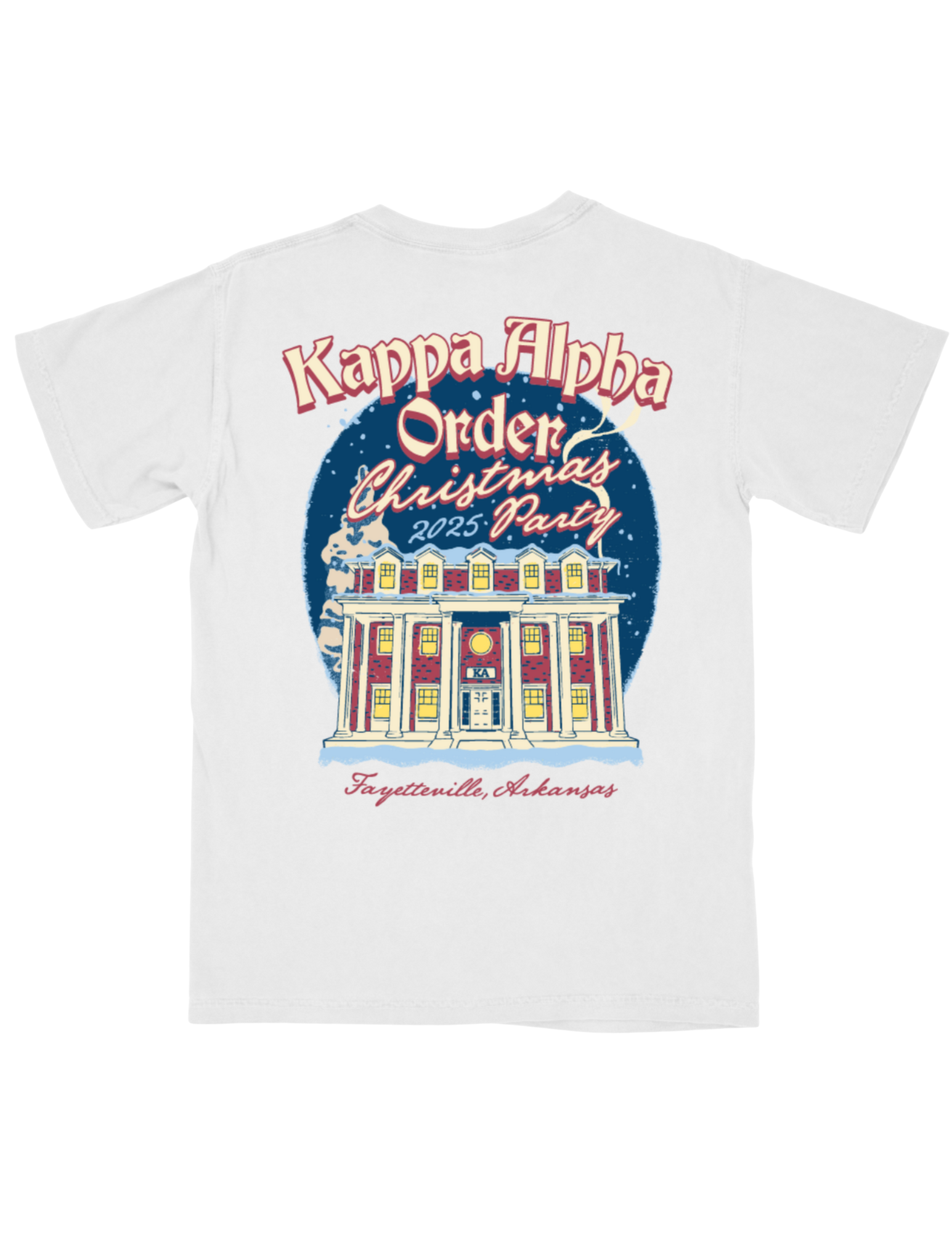 Kappa Alpha Order Arkansas Christmas Party 2025 T-Shirt