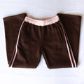 Brown and Pink Stripe Sweatpants