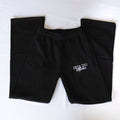 Zeta Tau Alpha Black Embroidered Sweatpants