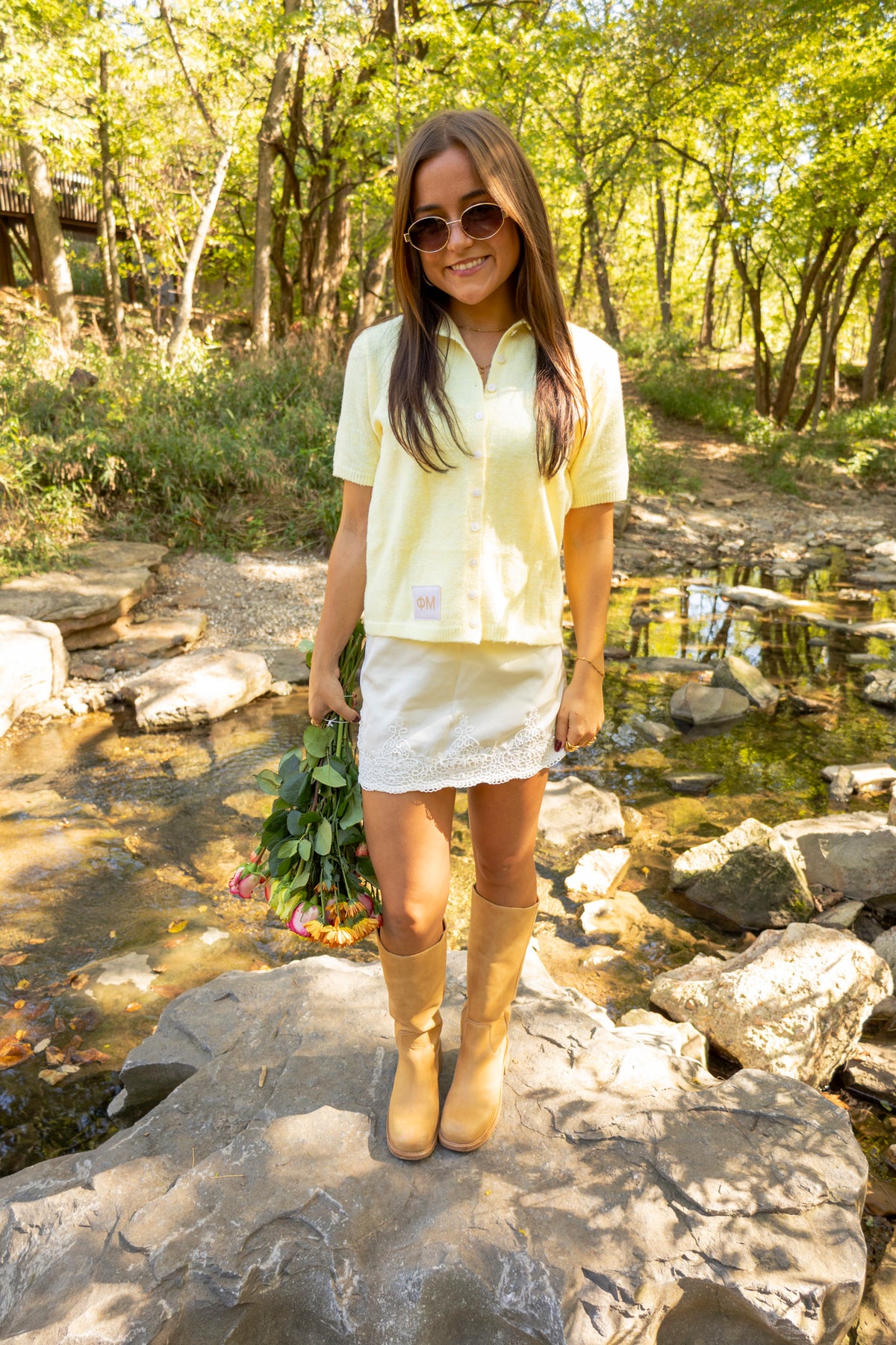 Sorority Patch Cardigan